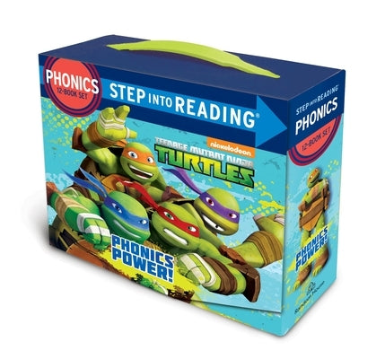 Boxed set of Phonics Power! Teenage Mutant Ninja Turtles 12 Step Into Reading books by Random House Books for Young Readers.