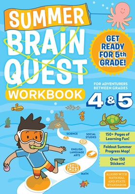 Summer Brain Quest: Between Grades 4 & 5 Paperback Workman Kids