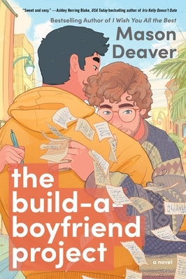 Paperback of The Build-A-Boyfriend Project by Avon Books featuring a colorful cover with playful illustrations.