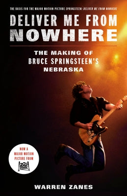 Paperback book titled "Deliver Me from Nowhere" movie tie-in about Bruce Springsteen's Nebraska, published by Crown Publishing Group.
