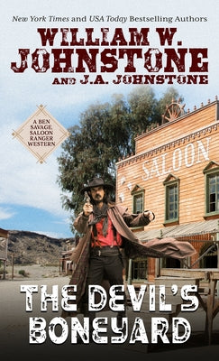 Large print paperback of The Devil's Boneyard by Thorndike Press, showing the book cover with title and author details.