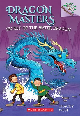 Paperback of "Secret of the Water Dragon" from Dragon Masters #3 by Scholastic Inc., featuring colorful dragon illustrations on the cover.