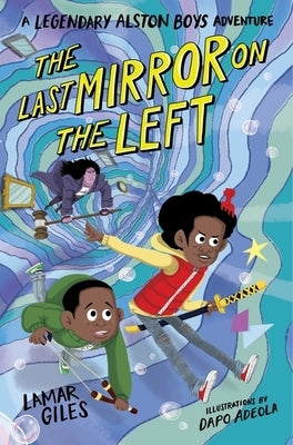 The Last Mirror on the Left paperback by Versify showing a book cover with dark and artistic design elements.