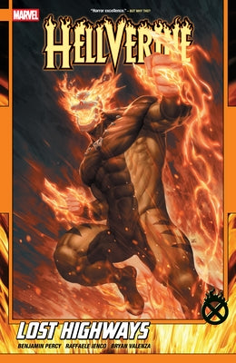 Marvel Universe Hellverine Vol. 1 paperback comic book featuring Wolverine on the cover with dynamic artwork.