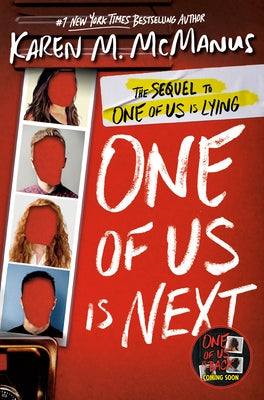 Paperback of One of Us Is Next by Random House Children's Books, featuring the book cover with title and author details.