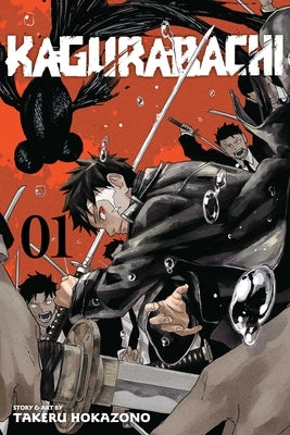 Paperback of Kagurabachi, Vol. 1 manga by Viz Media, featuring cover art with characters and Japanese-style illustrations.