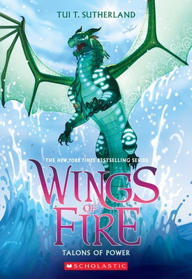 Paperback of Talons of Power from Wings of Fire #9 series by Scholastic Inc., showing the book cover with dragon illustrations.