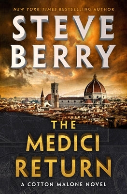 The Medici Return paperback book by Grand Central Publishing showing the cover with historical artwork and title text.
