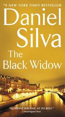 Cover image of "The Black Widow" mass market paperback novel by Harper with dark, suspenseful cover art.