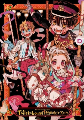 Paperback of Aidairo Illustrations from Toilet-Bound Hanako-Kun manga by Yen Press, featuring colorful character artwork.