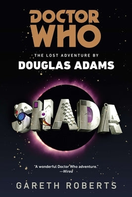 Paperback copy of Doctor Who: Shada by Douglas Adams, published by Berkley/Nal, featuring a cover image with Doctor Who artwork.