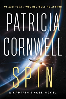 Large print paperback of "Spin: A Thriller" by Large Print Press showing the book cover with bold title text