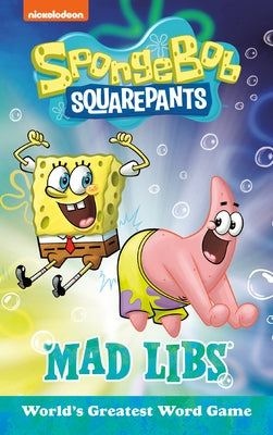 Paperback Spongebob Squarepants Mad Libs game book, featuring colorful cover with Spongebob and vibrant cartoon illustrations.