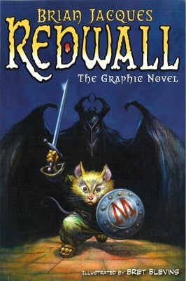 Redwall: The Graphic Novel paperback by Philomel Books featuring colorful illustrations of animals in a detailed fantasy scene.