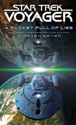 Star Trek mass market paperback book titled "A Pocket Full of Lies" with cover art featuring characters and space imagery.