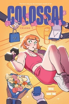 Paperback graphic novel titled Colossal Volume 1 by Abrams Fanfare, featuring vibrant cover art with bold illustrations.