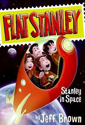 Paperback of "Stanley in Space" by HarperCollins, featuring a colorful cover illustration of a boy in a space adventure.