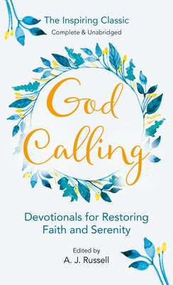 Mass market paperback of "God Calling" devotionals by Berkley Books, featuring a serene cover with religious imagery.
