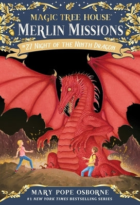 Paperback of Night of the Ninth Dragon by Random House Books for Young Readers, featuring a colorful fantasy book cover.
