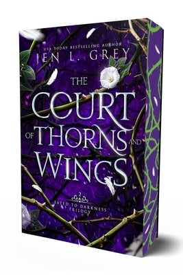 Paperback of The Court of Thorns and Wings by Page & Vine: Anya, featuring a dark fantasy cover with intricate artwork.