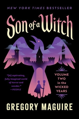 Paperback of Son of a Witch: Volume Two in the Wicked Years by William Morrow & Company, showing the book cover with dark fantasy artwork.