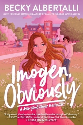 Imogen, Obviously paperback book by HarperCollins featuring colorful cover art and title text on the front.
