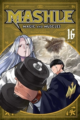 Paperback of Mashle: Magic and Muscles, Vol. 16 manga by Viz Media featuring characters in a dynamic action scene.