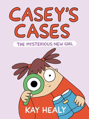 Paperback of Casey's Cases: The Mysterious New Girl by Neal Porter Books, showing the book cover with colorful illustrations.