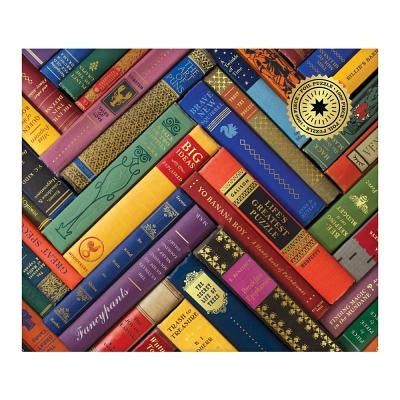 Phat Dog Vintage Library 1000 Piece Foil Stamped Puzzle Board Games Galison