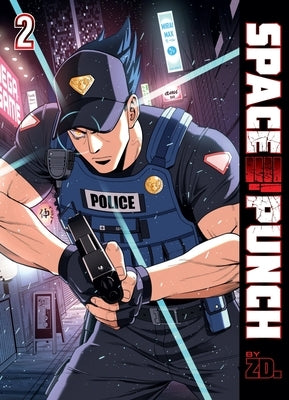 Paperback of Space Punch Volume 2 by Kana, featuring vibrant cover art with sci-fi themed illustrations.
