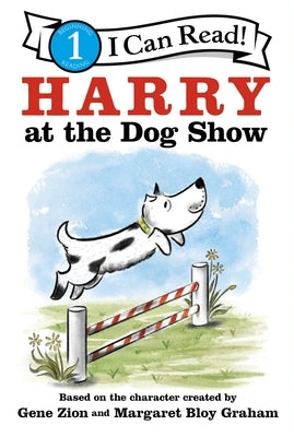 Paperback copy of "Harry at the Dog Show" by HarperCollins featuring a colorful cover illustration.