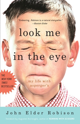 Paperback of "Look Me in the Eye: My Life with Asperger's" by Crown Publishing Group, showing the book cover with title and author.