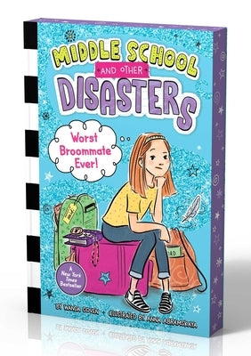 Paperback of "Worst Broommate Ever" by Simon Spotlight showing the book cover with colorful illustrations