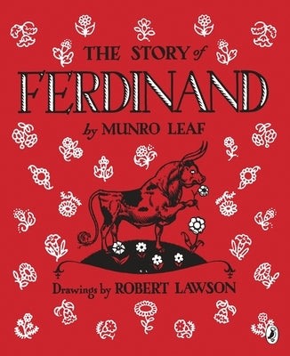 Paperback edition of The Story of Ferdinand by Puffin Books, showing the book cover with colorful illustrations.