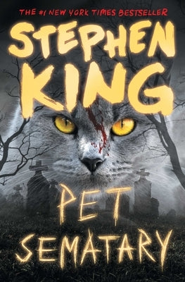 Hardcover of Pet Sematary by Scribner Book Company, featuring a dark, eerie cover design with spooky imagery.