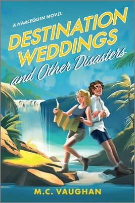 Paperback of "Destination Weddings and Other Disasters" romance novel by Afterglow Books, showing colorful cover art.