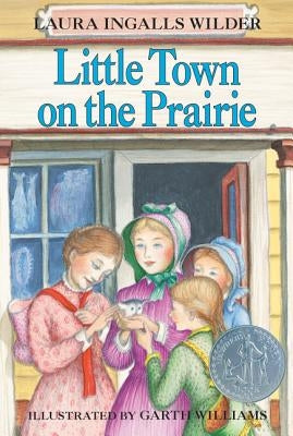 Paperback edition of Little Town on the Prairie by HarperCollins, featuring the book cover with a rural town scene.