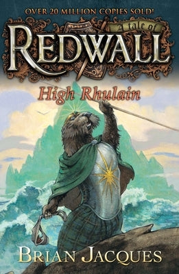 Firebird High Rhulain paperback book cover featuring detailed artwork and title text from the Redwall series.