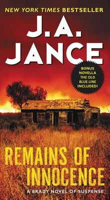 Cover image of "Remains of Innocence," a suspense novel by William Morrow & Company, featuring dark, mysterious artwork.