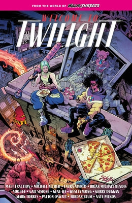 Paperback copy of "From the World of Minor Threats: Welcome to Twilight Volume 1" by Dark Horse Books, featuring cover art.