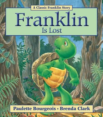 Paperback of "Franklin Is Lost" by Kids Can Press, featuring Franklin the turtle on the cover with colorful illustrations.