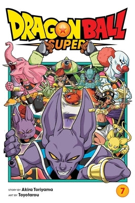 Paperback of Dragon Ball Super, Vol. 7 by Viz Media showing the front cover with colorful anime artwork.