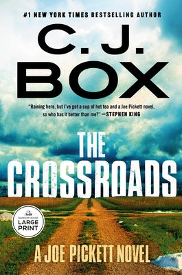 Large print paperback of "The Crossroads" by Random House Large Print Publishing, showing the book cover with title and author.
