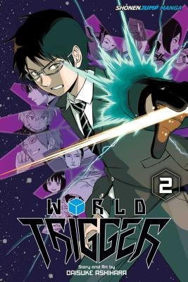Paperback of World Trigger, Vol. 2 manga by Viz Media showing the front cover with colorful artwork.