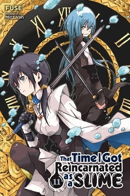 Paperback of That Time I Got Reincarnated as a Slime, Vol. 11 light novel by Yen on, featuring cover art with fantasy characters.