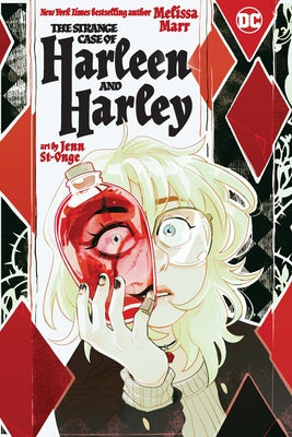 Paperback of The Strange Case of Harleen and Harley by DC Comics, featuring illustrations of Harley Quinn and Harleen Quinzel.