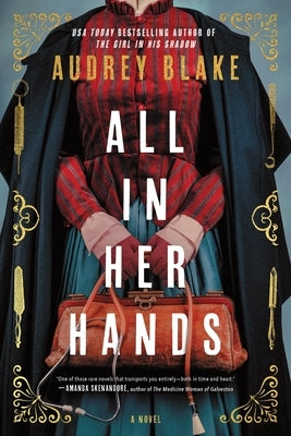 Paperback of "All in Her Hands" by Sourcebooks Landmark, featuring the book cover with title and author text.