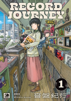 Paperback of Record Journey Vol.1 by Titan Comics featuring colorful cover art and comic-style illustrations.