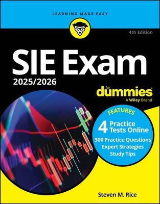 Sie Exam 2025/2026 for Dummies: Securities Industry Essentials Exam Prep + Practice Tests + Flashcards Online Paperback For Dummies