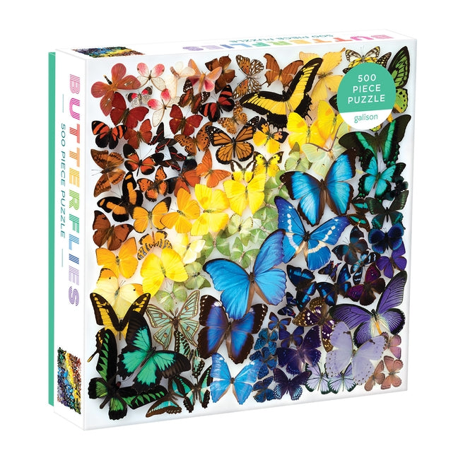 Rainbow Butterflies 500 Piece Puzzle Other Galison